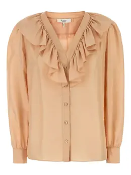 Chloé: Атласная рубашка 