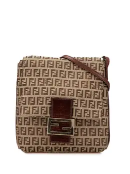 Fendi Pre-Owned: Коричневая сумка через плечо 
