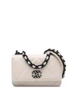 CHANEL Pre-Owned: Белый кошелёк 