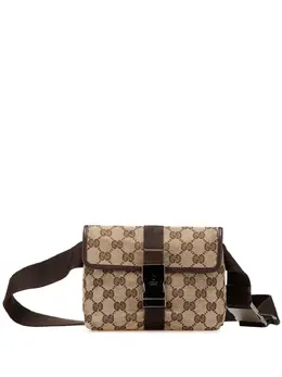 Gucci Pre-Owned: Коричневая поясная сумка 