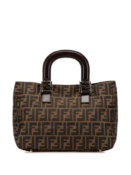 Fendi Pre-Owned: Коричневая сумка-шоппер 