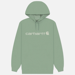 Carhartt: Зелёная толстовка 