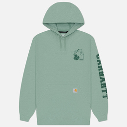 Carhartt: Зелёная толстовка 