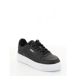 PUMA: Чёрные кеды  Carina