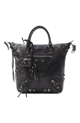Balenciaga: Чёрная сумка  Le Cagole