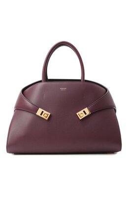 Ferragamo: Бордовая сумка 