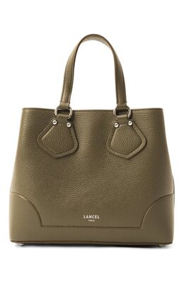 Lancel: Сумка цвета хаки 