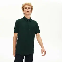 LACOSTE: Тёмное поло 