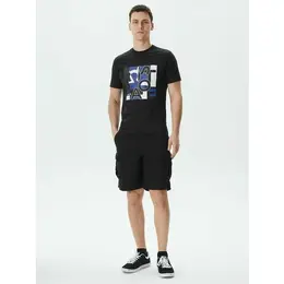 LACOSTE: Чёрные шорты 