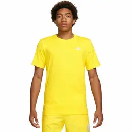 NIKE: Жёлтая футболка  Club