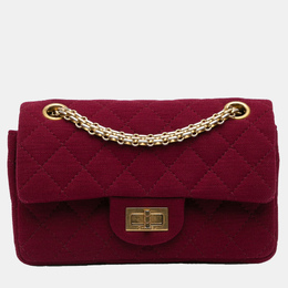 Chanel: Бордовая сумка 