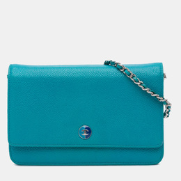 Chanel: Голубой кошелёк 