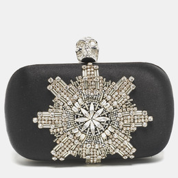 Alexander McQueen: Чёрный клатч  Skull
