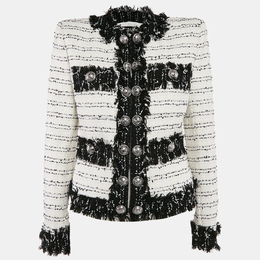 Balmain: Белая куртка 