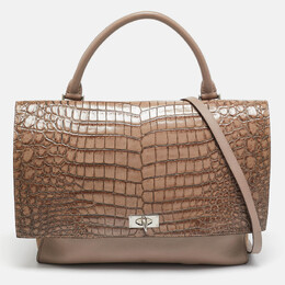 Givenchy: Коричневая сумка на руку  Lock