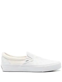 Vans: Светлые мокасины  Classic Slip On Checkerboard
