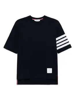 Thom Browne: Синяя футболка  4-Bar