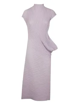 Issey Miyake: Фиолетовое платье 