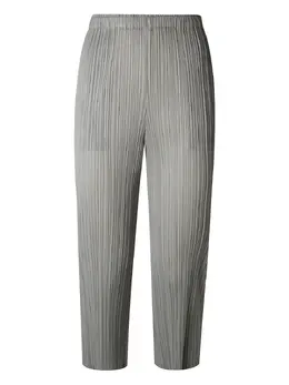 Pleats Please Issey Miyake: Светлые брюки 
