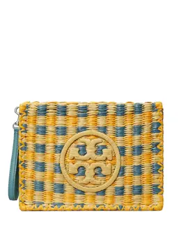 Tory Burch: Жёлтый клатч  Ella