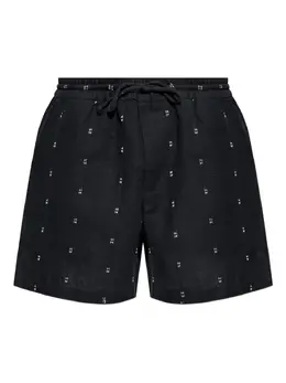 rag & bone: Чёрные шорты 