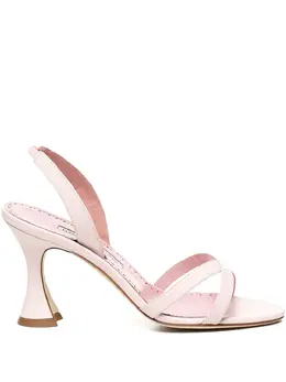 Manolo Blahnik: Светлые сандалии 