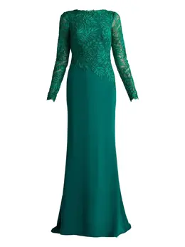 Tadashi Shoji: Зелёное платье 