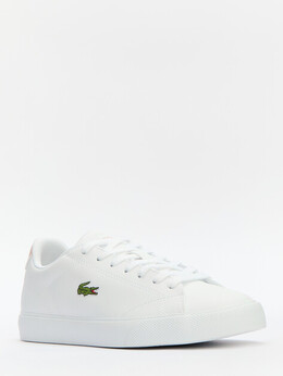 Lacoste: Белые кроссовки 