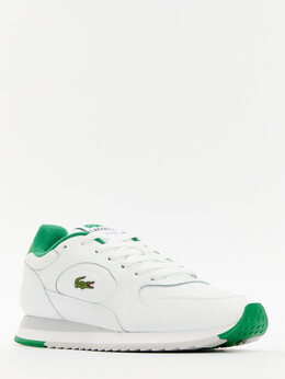 Lacoste: Белые кроссовки 