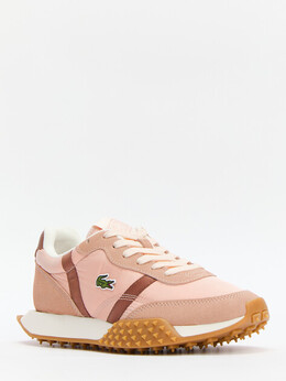Lacoste: Розовые кроссовки 