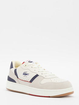 Lacoste: Белые кроссовки 
