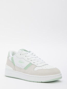 Lacoste: Белые кроссовки 