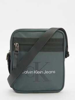 Calvin Klein Jeans: Серая сумка 
