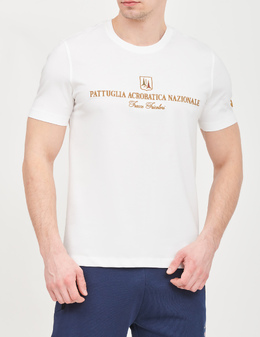 AERONAUTICA MILITARE: Белая футболка 