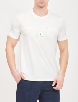AERONAUTICA MILITARE: Белая футболка 