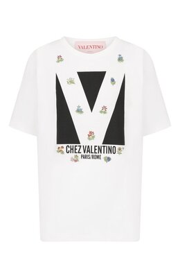 Valentino: Хлопковая футболка 