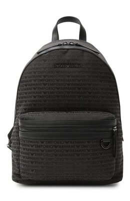 Emporio Armani: Серый рюкзак 