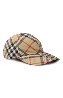 Burberry: Бежевая кепка 