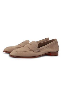 Santoni: Оранжевые лоферы 