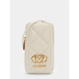 LOVE MOSCHINO: Бежевая сумка 