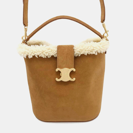 Celine: Коричневая сумка 