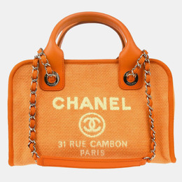 Chanel: Оранжевая сумка 