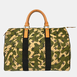 Louis Vuitton: Зелёная сумка  Speedy