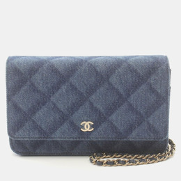 Chanel: Синий кошелёк 