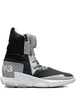 Y-3: Чёрные кроссовки 