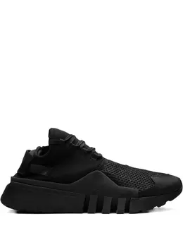 Y-3: Чёрные кроссовки 