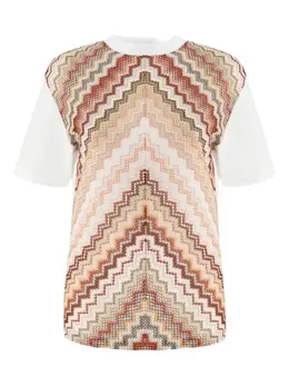 Missoni: Белая футболка 