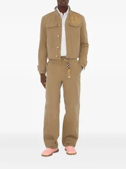 Burberry: Хлопковые брюки 