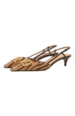 Valentino: Бежевые туфли  VLogo Signature