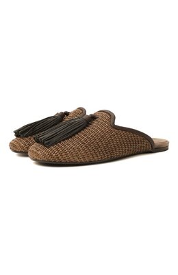 Brunello Cucinelli: Коричневые сабо 